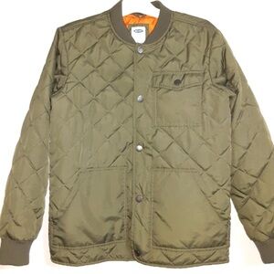 Old Navy Boys Quilted Bomber Jacket Sz.XL (14-16)/Camo green color